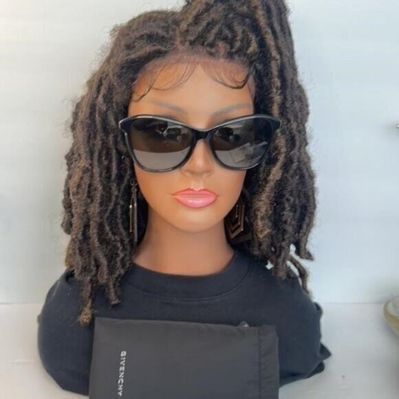 New Authentic GIVENCHY Black /Grey /Gold Acetate Frame Sunglasses -GV7198S - Picture 10 of 13